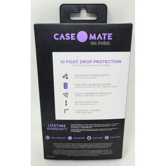 Case-Mate Twinkle Stardust Glitter Case for iPhone SE 2020, SE 2022 iPhone 6,7,8 - Picture 3 of 4